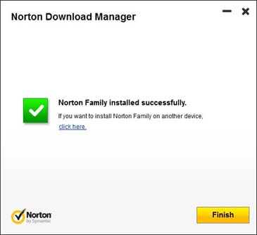 Norton Family - download เสร็จสิ้น